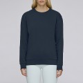 Women Drop Shoulder Crewneck Sweatshirt JOIN CLOTHES Premium Quality 300 Gsm Organic Cotton Blend French Navy