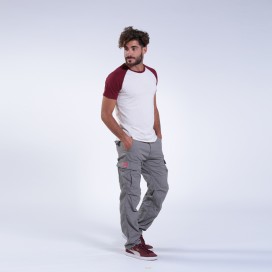 Cargo Pants MOLECULE® 55003-9 Rip Stop Slim Fit Grey