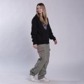 Women Cargo Pants MOLECULE® 50008 Canvas One Pocket Regular Fit Khaki