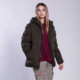 Women Jacket Puffer MOLECULE® 23 Khaki