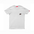 Unisex Short Sleeves T-Shirt MOLECULE® Skaters Front Back Cotton 150 Gsm Regular Fit Off White