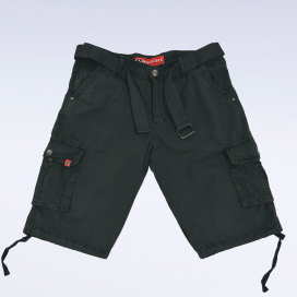 Cargo Shorts MOLECULE® Lightweight Cotton Belt Regular Fit Grey