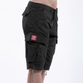 Women Cargo Shorts MOLECULE® 55002-9 Rip Stop Regular Fit 21" Length Black