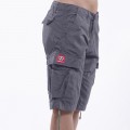 Women Cargo Shorts MOLECULE® 55002-9 Rip Stop Regular Fit 21" Length Grey