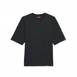 Unisex Short Sleeves T-Shirt MOLECULE® 815 Blaster 200 Gsm Organic Cotton Loose Fit Black