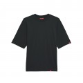 Unisex Short Sleeves T-Shirt MOLECULE® 815 Blaster 200 Gsm Organic Cotton Loose Fit Black