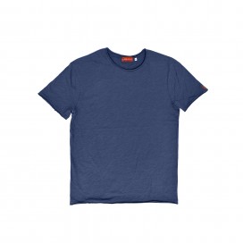 Unisex Short Sleeves T-Shirt MOLECULE® 1802 150 Gsm Cotton Regular Fit Indigo