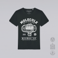 Unisex Short Sleeves T-shirt MOLECULE® Scoop Neck PLAY OR DIE Print Organic Cotton
