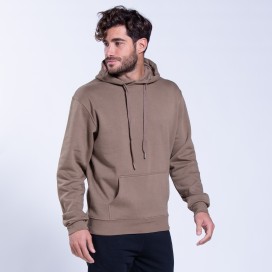 Pullover Hoodie MOLECULE® 3301 Cotton Blend 300 Gsm Regular Fit Light Brown
