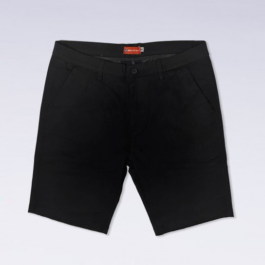 Short Pants Chino 100 Elastic Band Cotton Blend Navy