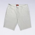 Short Pants Chino 100 Cotton Elastic White