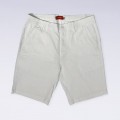 Short Pants Chino 100 Elastic Band Cotton Blend White