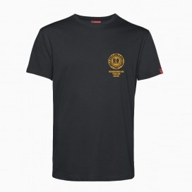 Unisex Short Sleeves T-Shirt MOLECULE® 1100 Daito Ryu Cotton 150 Gsm Regular Fit Black
