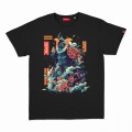 Unisex Short Sleeves T-Shirt MOLECULE® 1102 Samurai Cotton 160 Gsm Regular Fit Black