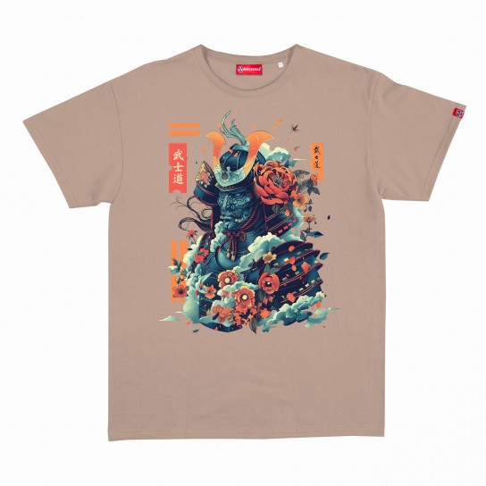 Unisex Short Sleeves T-Shirt MOLECULE® 1100 Samurai Cotton
