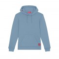 Unisex Pullover Hoodie MOLECULE® 3320 Cotton Blend 300 Gsm Regular Fit Mineral Blue