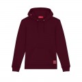 Unisex Pullover Hoodie MOLECULE® 332 Cotton Blend 300 Gsm Regular Fit Burgundy