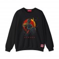 Sweatshirt MOLECULE® 331 ATHENA DTF Front Cotton Blend 300 Gsm Black