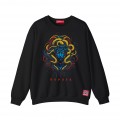 Sweatshirt MOLECULE® 331 MEDUSA DTF Front Cotton Blend 290 Gsm Black