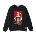 Sweatshirt MOLECULE® 331 TORII GATE II DTF Front Cotton Blend 300 Gsm Black