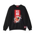 Sweatshirt MOLECULE® 331 RAMEN DTF Print Cotton Blend 290 Gsm Black