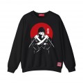 Sweatshirt MOLECULE® 331 NINJA KNIVES VINYL Cotton Blend 300 Gsm Black