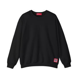 Sweatshirt MOLECULE® 331 Cotton Blend 300 Gsm Black