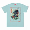 Unisex Short Sleeves T-Shirt MOLECULE® 1100 DRAGON DTF Print Cotton 150 Gsm Regular Fit Mint