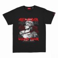 Unisex Short Sleeve T-Shirt MOLECULE® 1101 ALEXANDER THE GREAT Cotton 160 Gsm Regular Fit Black
