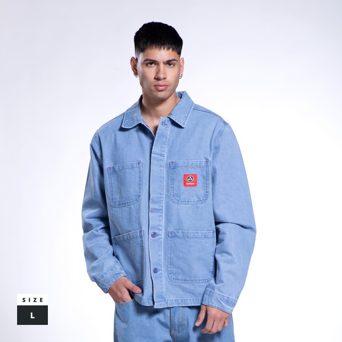 Overshirt MOLECULE® 70004 Long Sleeves Denim