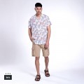 Short Pants MOLECULE® 555 Cargo Cotton Blend Regular Fit Beige