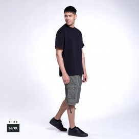 Cargo Shorts MOLECULE® Lightweight Cotton Belt Regular Fit Khaki