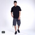 Cargo Shorts MOLECULE® Lightweight Cotton Belt Regular Fit Grey