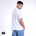 Premium Loose Unisex Short Sleeves T-shirt MOLECULE® 9901 Organic Cotton 220 Gsm Loose Fit White
