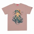 Unisex Short Sleeves T-Shirt MOLECULE® 1101 ZEUS Cotton 160 Gsm Regular Fit Old Rose