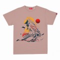 Unisex Short Sleeve T-Shirt MOLECULE® 1101 APHRODITE Cotton 160 Gsm Regular Fit Old Rose