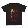 Unisex Short Sleeve T-Shirt MOLECULE® 1101 HERCULES Cotton 160 Gsm Regular Fit Black