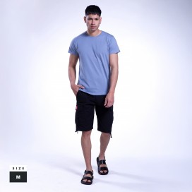 Cargo Shorts MOLECULE® 55002-1 Rip Stop YKK Zipper Regular Fit 21" Length Black (New Release)