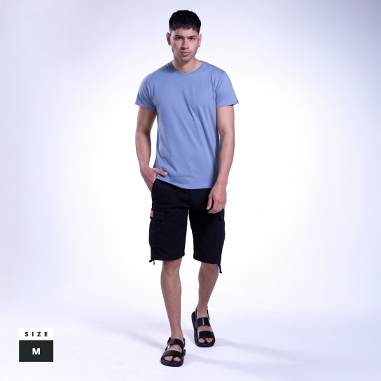 【BAON】[unisex] Nikiko Banding Stitch Bermuda Cargo Pants BAON】[unisex] Nikiko Banding Stitch Bermuda Cargo Pants