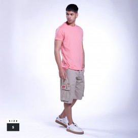 Cargo Shorts MOLECULE® 50007 Canvas Zipper Regular Fit Beige