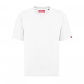 Premium Loose Unisex Short Sleeves Crew Neck T-shirt MOLECULE® 9902 Organic Cotton 180 Gsm Loose Fit White