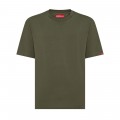 Premium Loose Unisex Short Sleeves Crew Neck T-shirt MOLECULE® 9902 Organic Cotton 180 Gsm Loose Fit Khaki