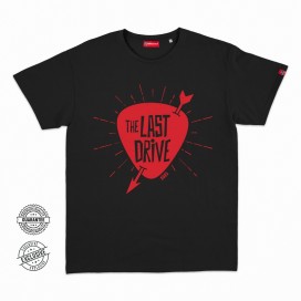 Unisex Short Sleeves T-Shirt MOLECULE® LAST DRIVE PICK Cotton 150 Gsm Regular Fit Black