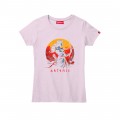 Women Short Sleeve T-Shirt MOLECULE® 1110 ARTEMIS Cotton 150 Gsm Regular Fit Pink