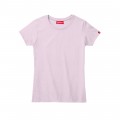 Women Short Sleeves T-shirt MOLECULE® 1110 Round Neck Cotton 150 Gsm Regular Fit Pink