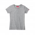 Women Short Sleeves T-shirt MOLECULE® 1110 Round Neck Cotton 150 Gsm Regular Fit Sport Grey