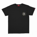 Unisex Short Sleeves T-Shirt MOLECULE® 1100 BBRDH GOLDEN Print Cotton 150 Gsm Regular Fit Black