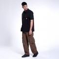 Cargo Pants MOLECULE® 50005 Rip Stop Zipper Regular Fit Cigar