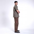 Cargo Pants MOLECULE® 50005 Rip Stop Zipper Regular Fit Cigar