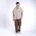 Cargo Pants MOLECULE® 50005 Rip Stop Zipper Regular Fit Cigar
